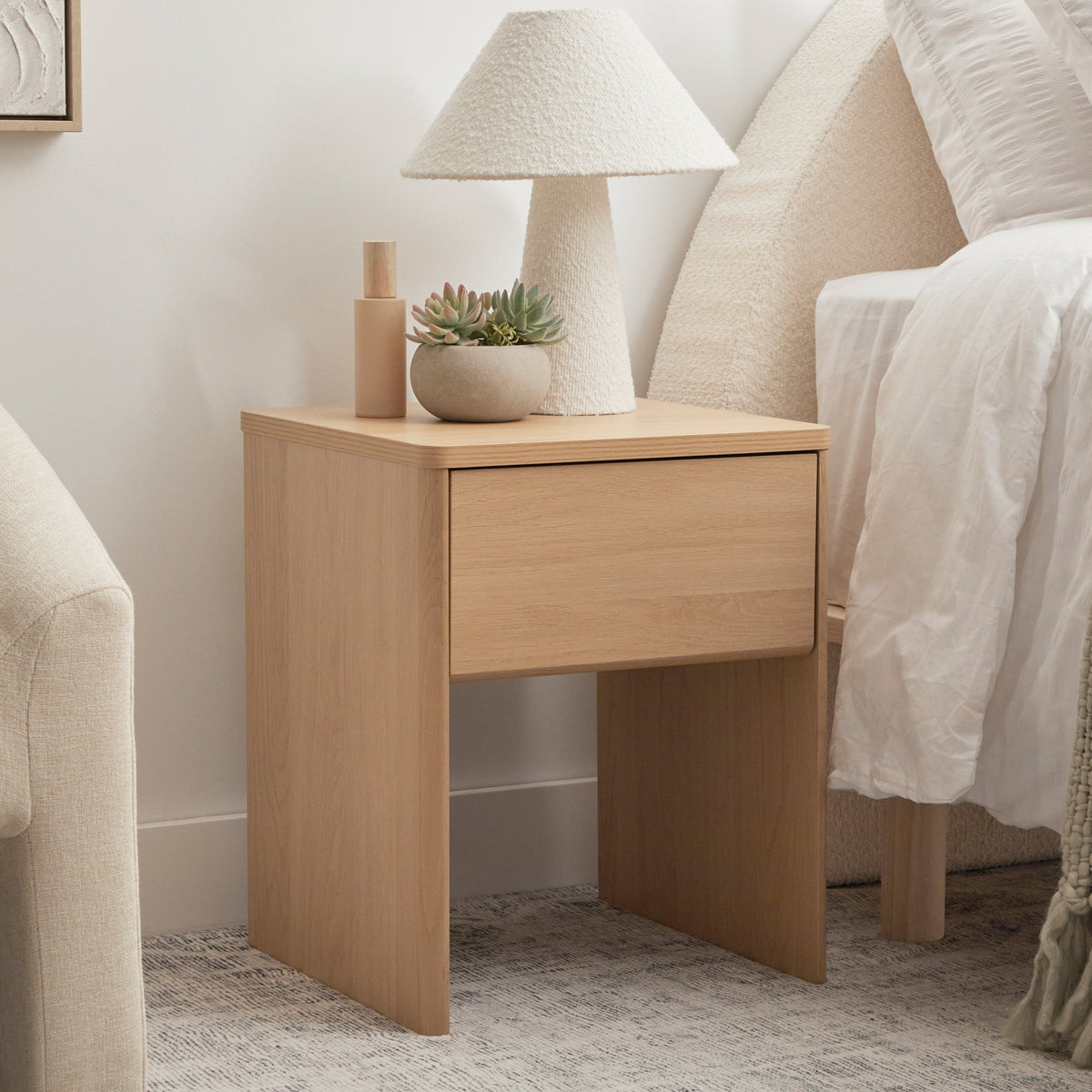 Oxford Bedside Table Oak