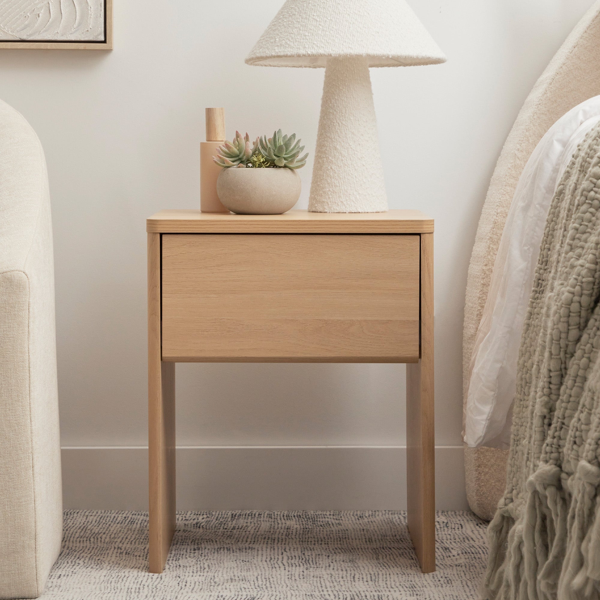 Oxford Bedside Table Oak