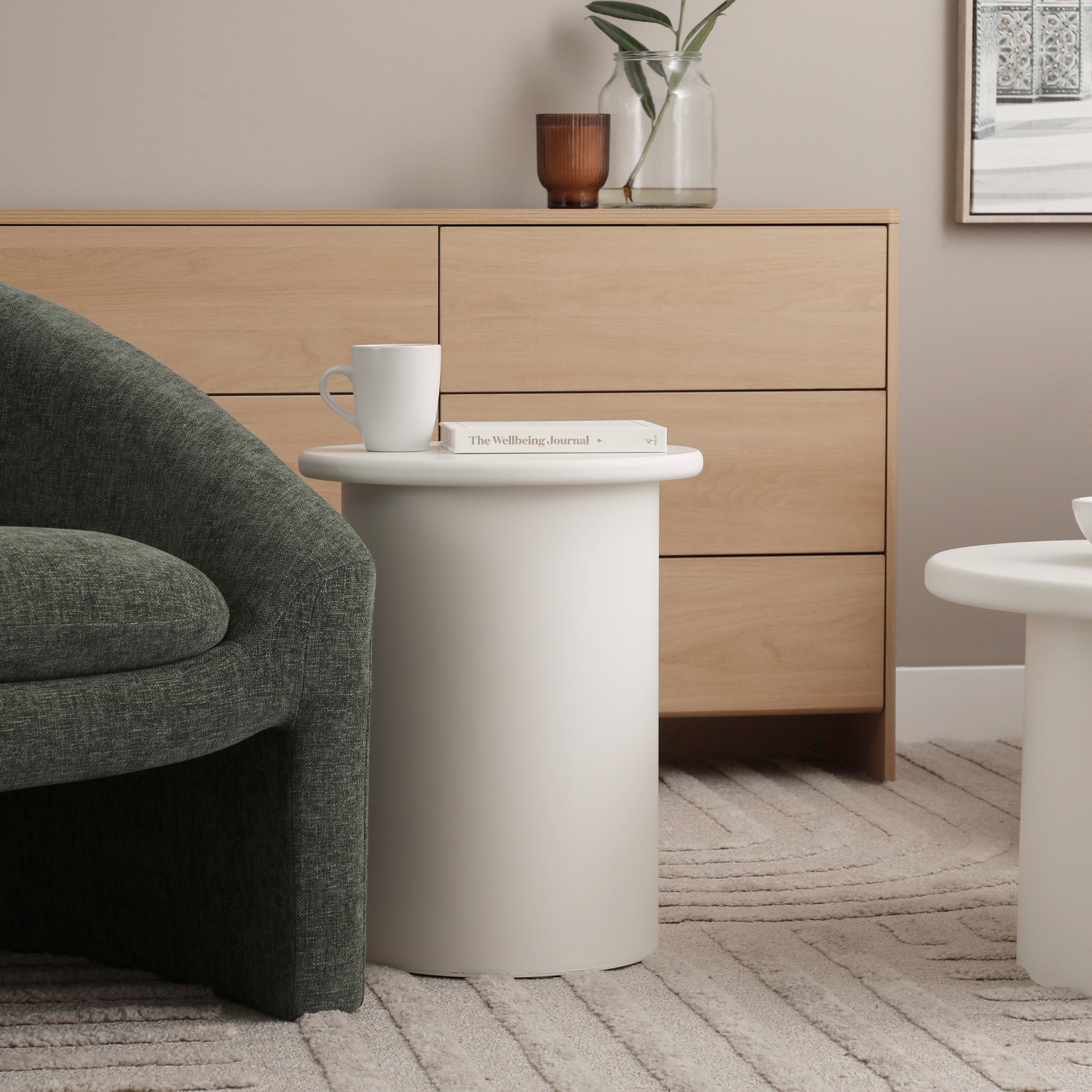 Portobello Side Table Off-White