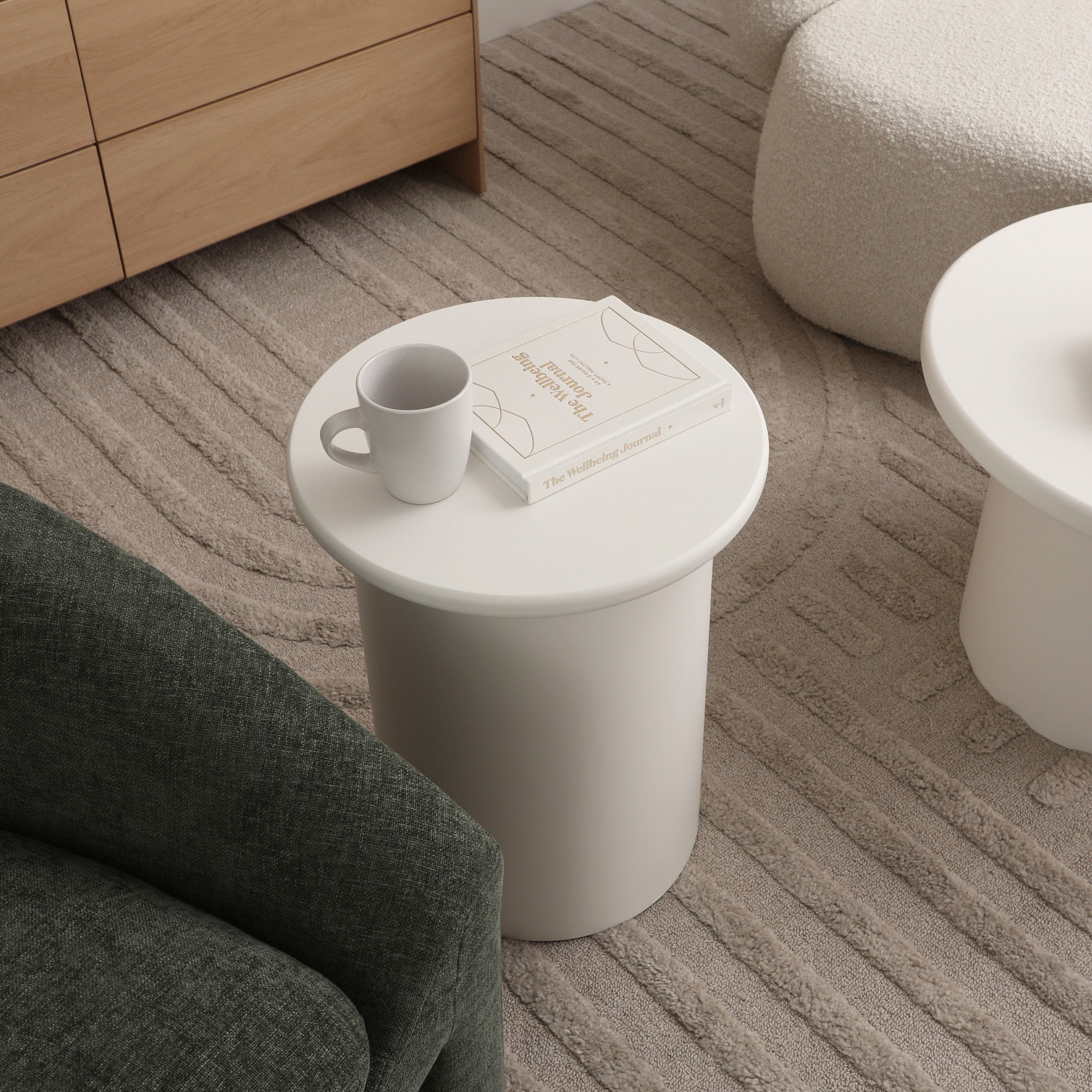 Portobello Side Table Off-White