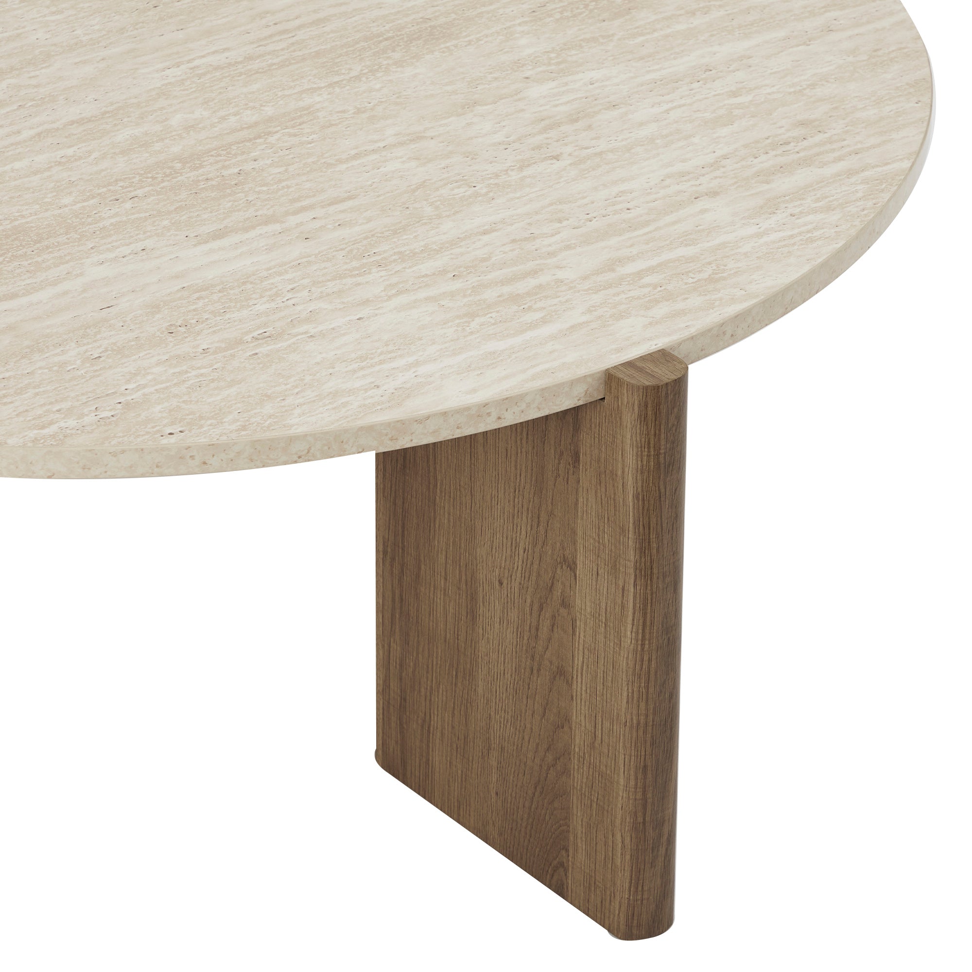 Punto Coffee Table Travertine Look
