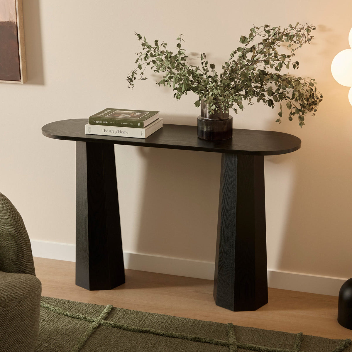 Roberto Console Table Black (120cm)