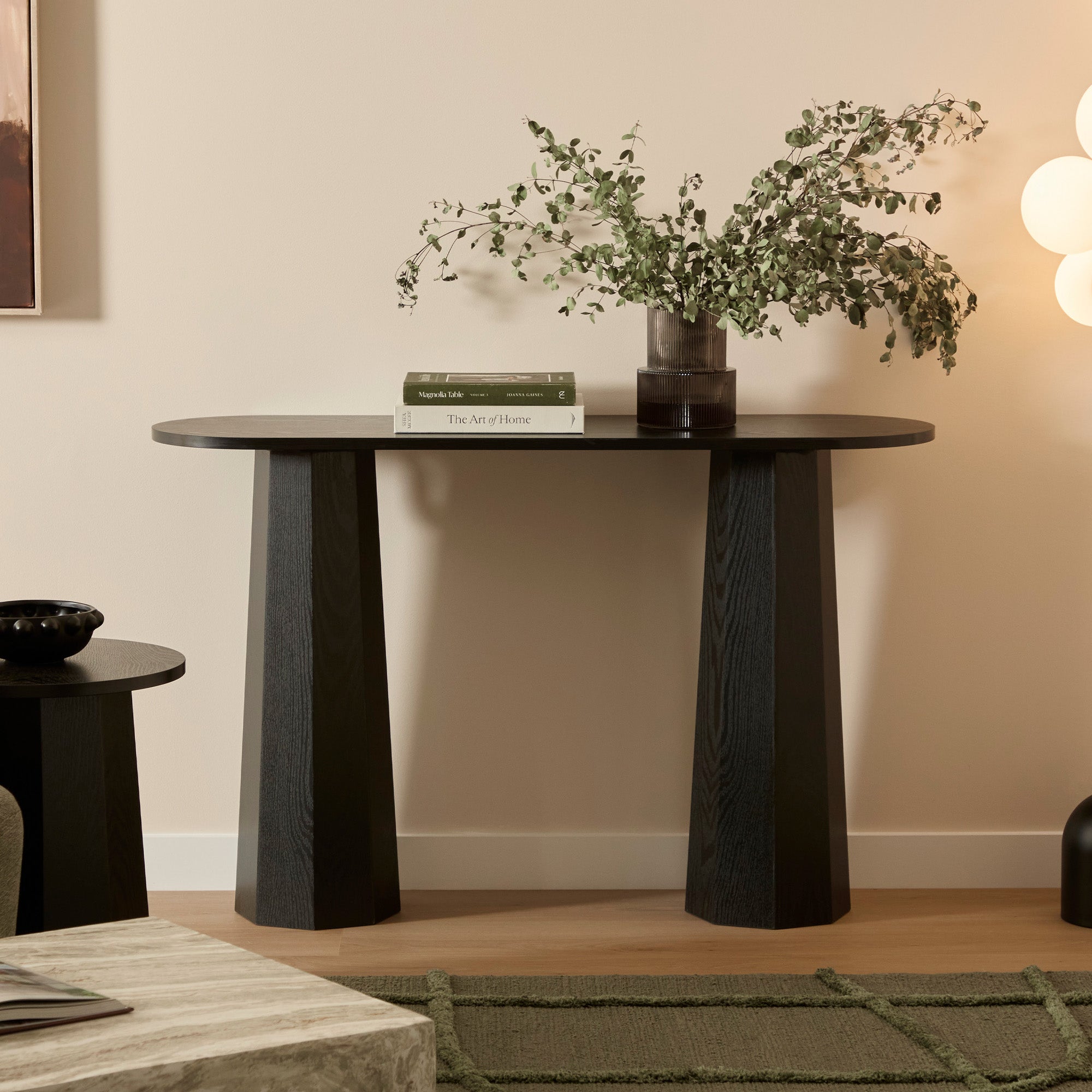 Roberto Console Table Black (120cm)