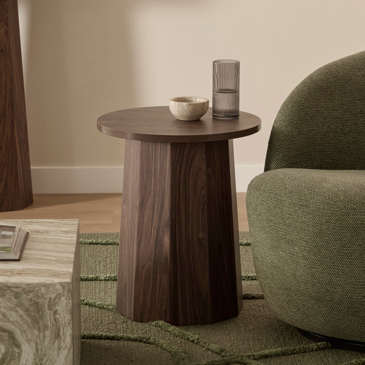 Roberto Side Table Walnut