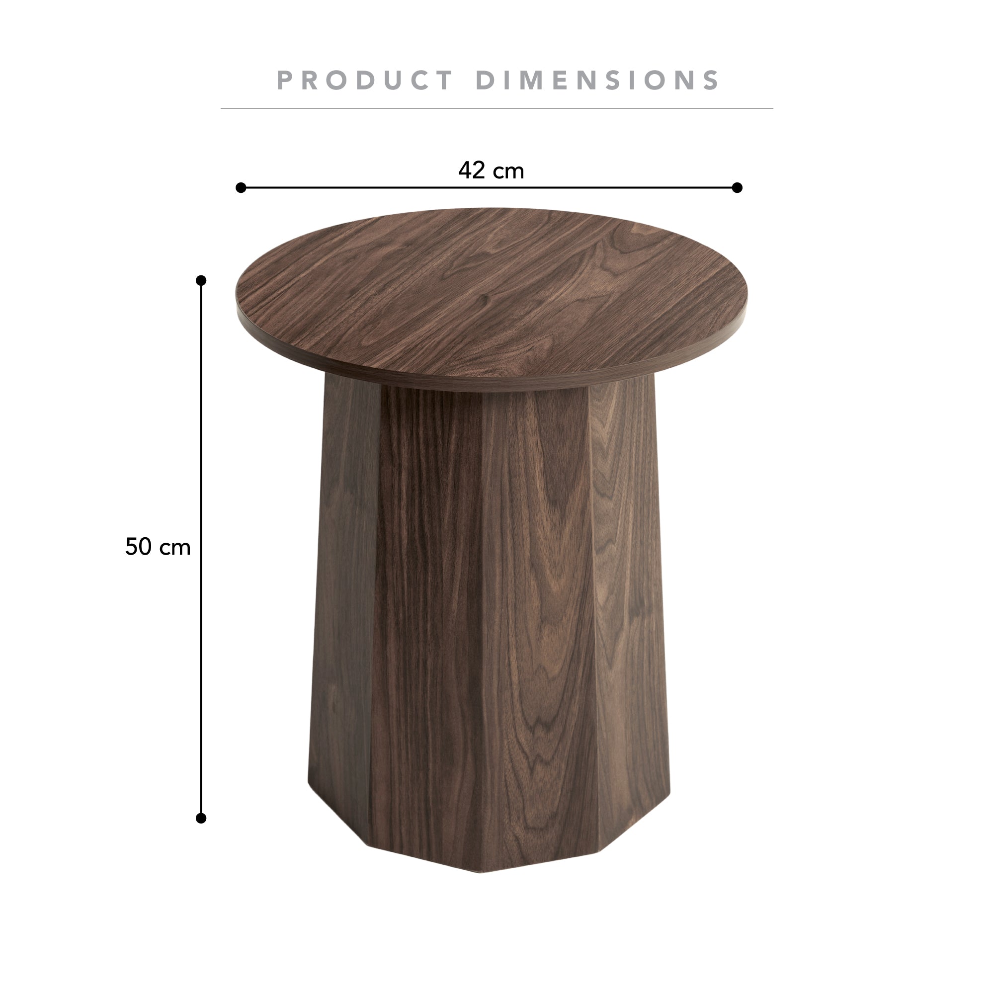 Roberto Side Table Walnut
