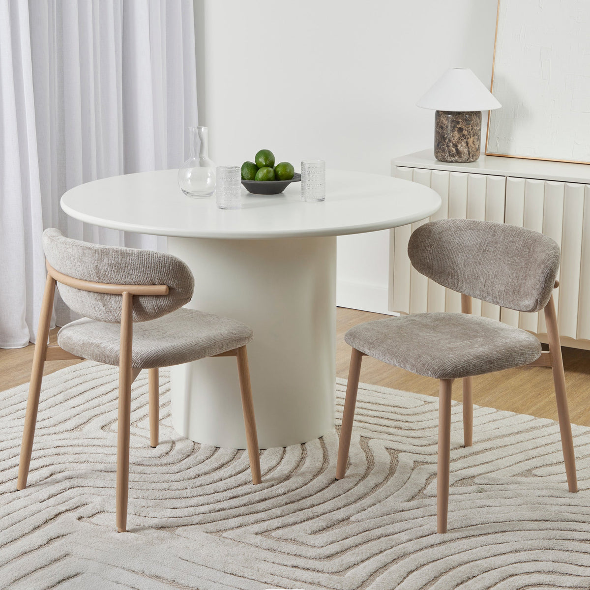 Richmond Set of 2 Dining Chairs Beige