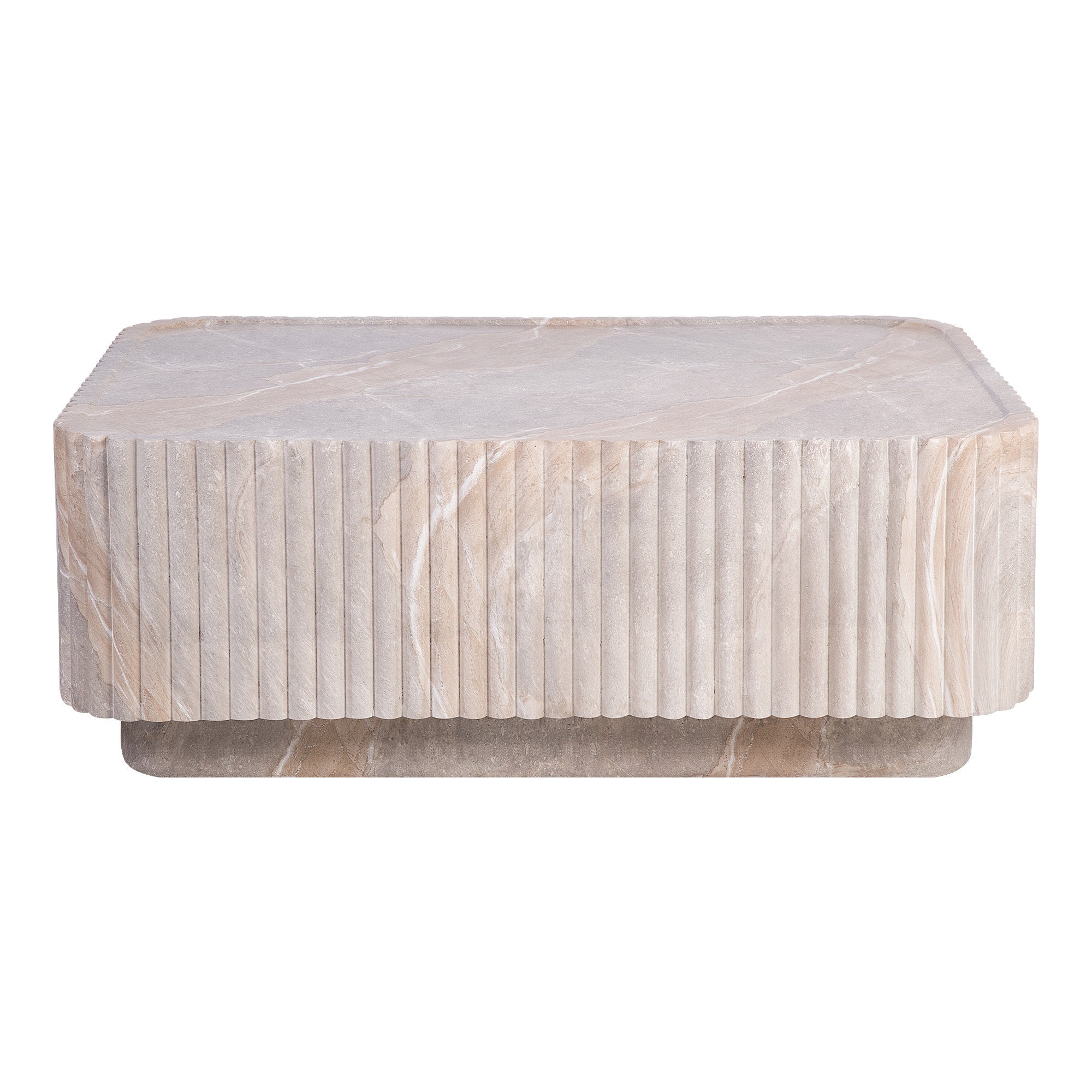 Silvi Travertine Look Coffee Table
