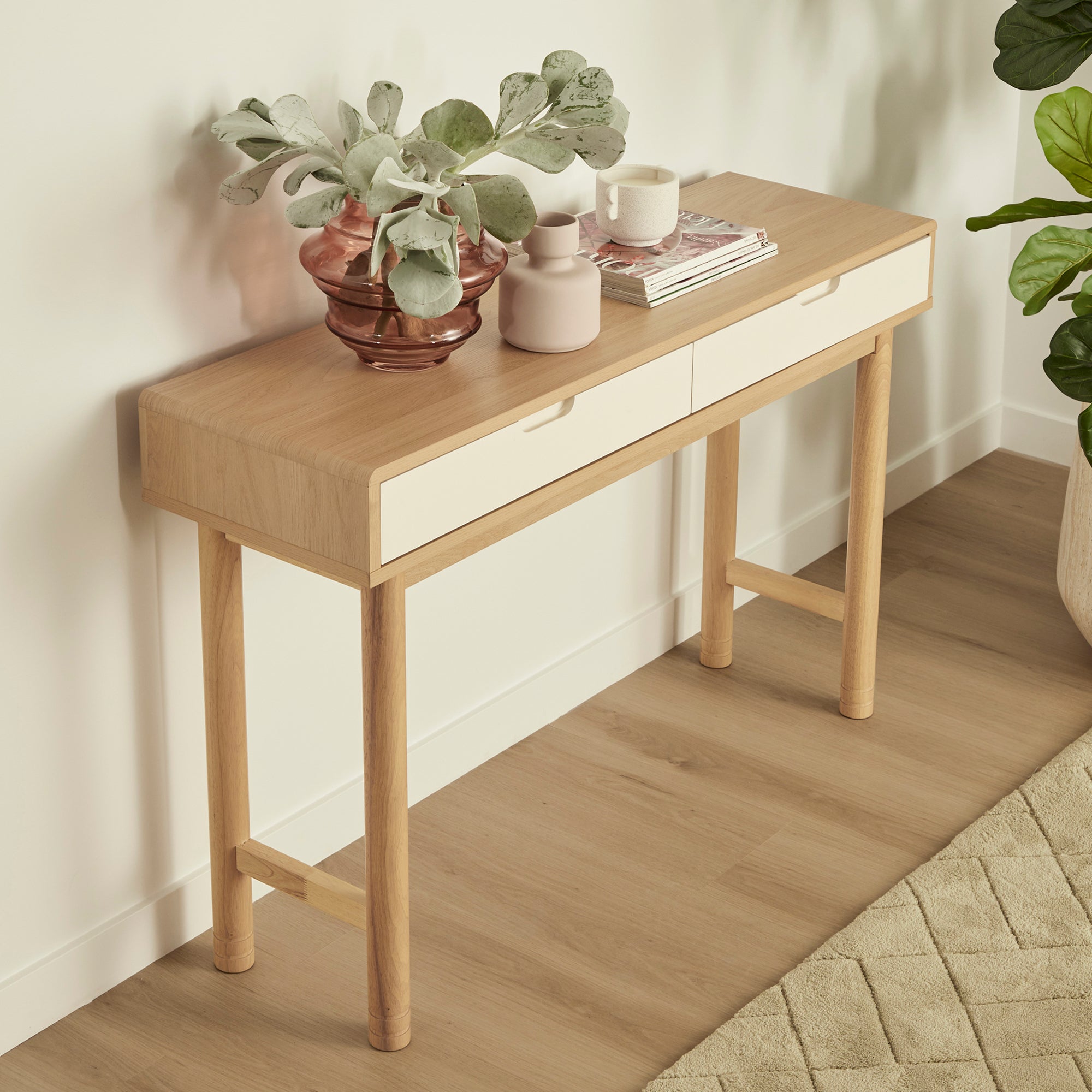 Sophie Console Table Oak (120cm)