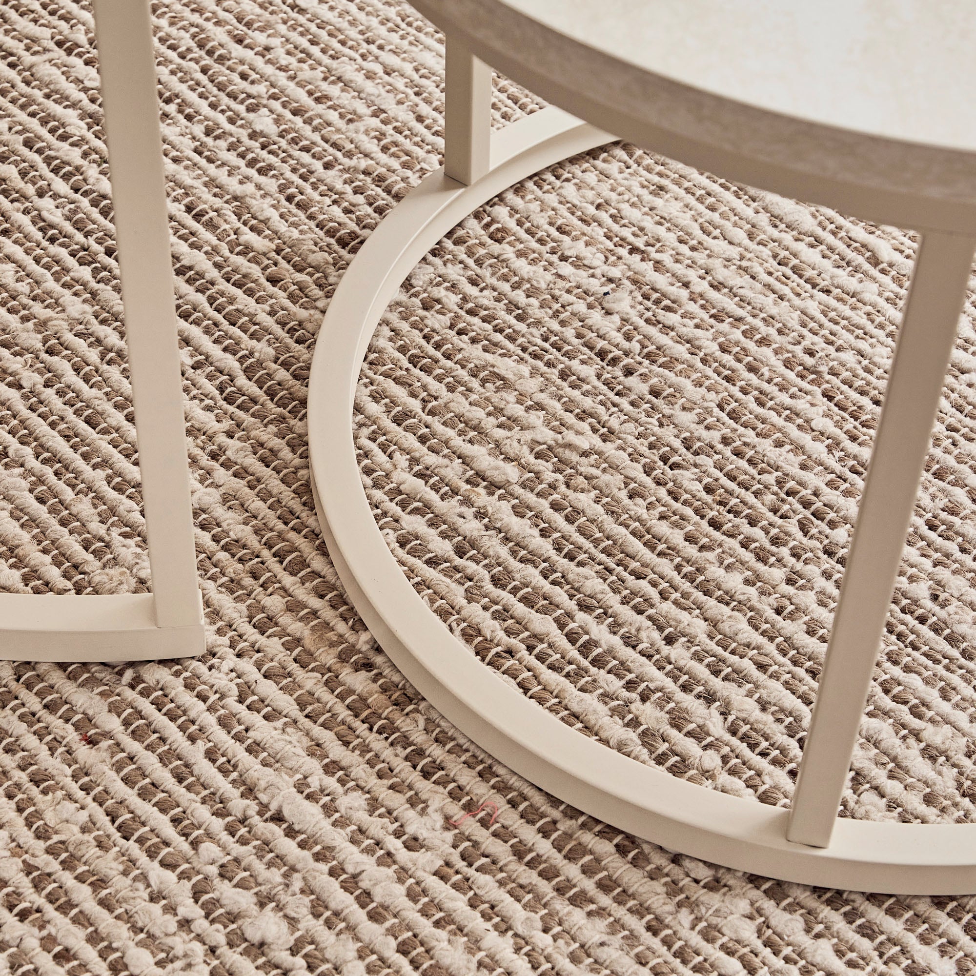 Nesting Sonoma Coffee Tables Set of 2 Travertine Look