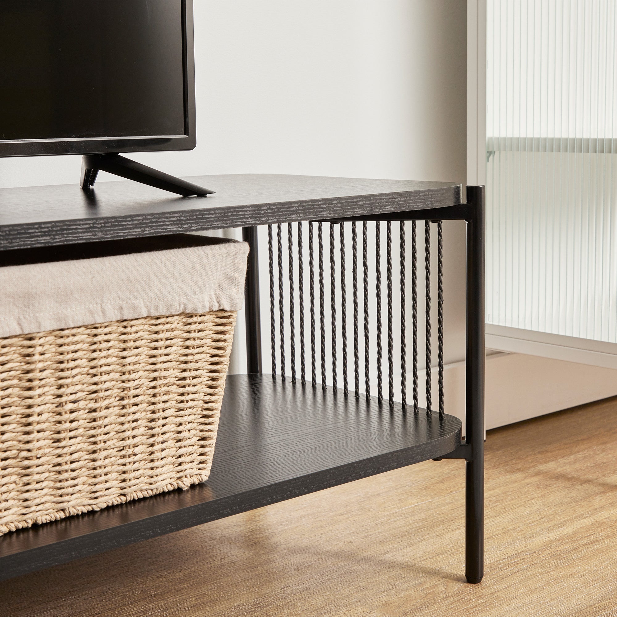 Marina Entertainment Unit Black (140cm)