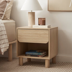Davis Bedside Table Oak