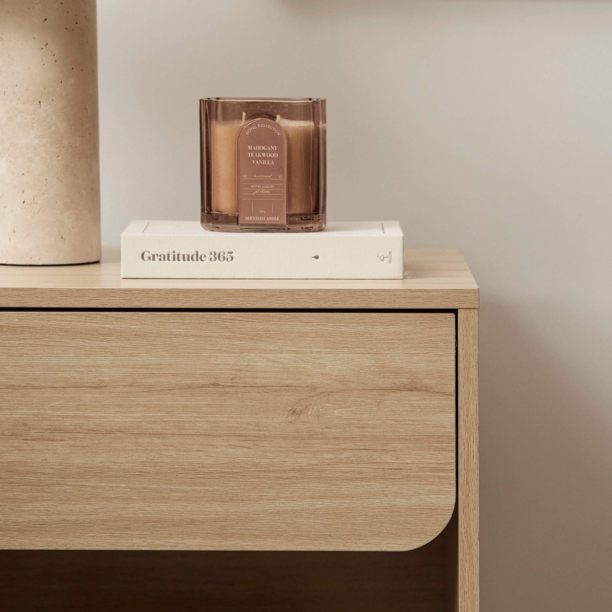 Davis Bedside Table Oak