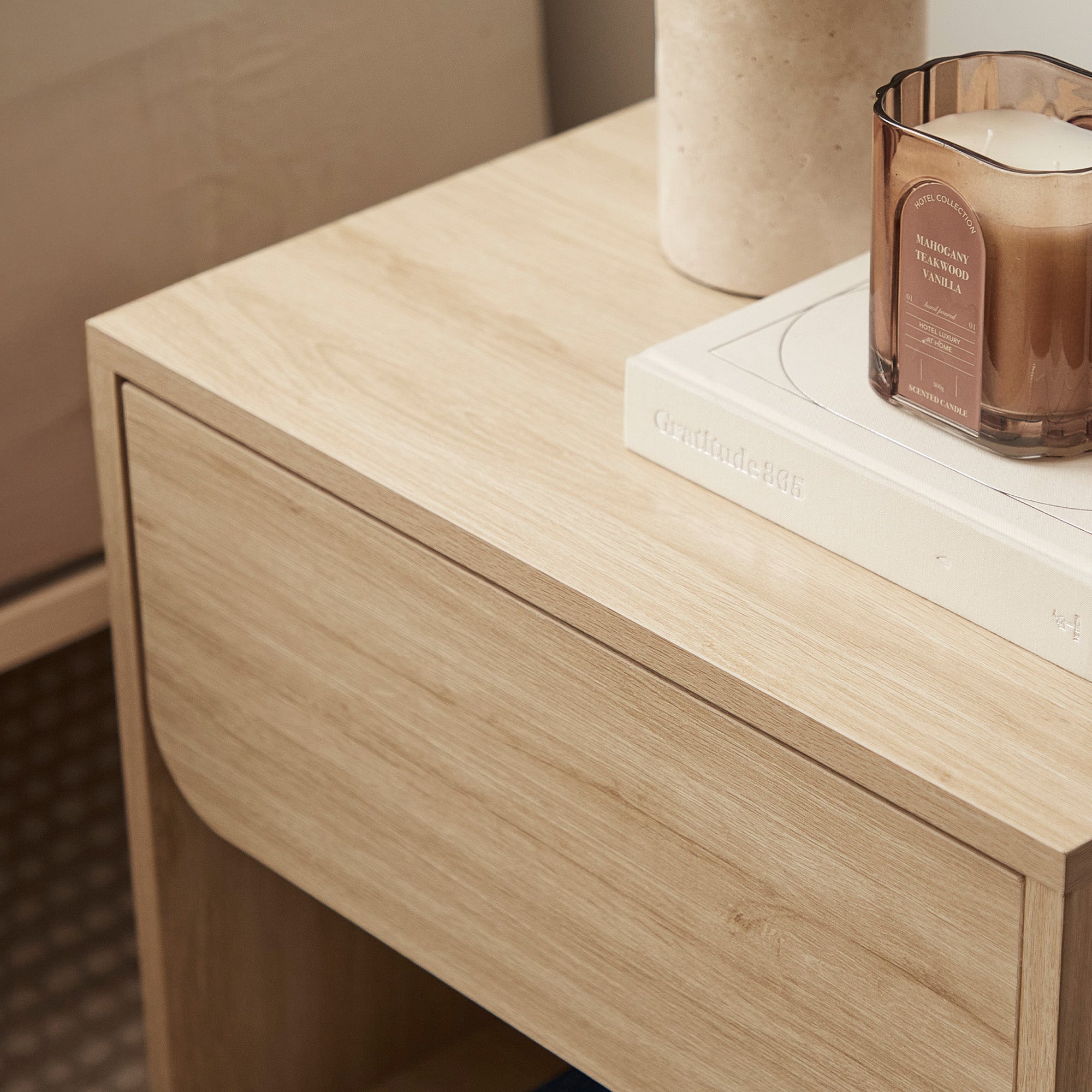 Davis Bedside Table Oak