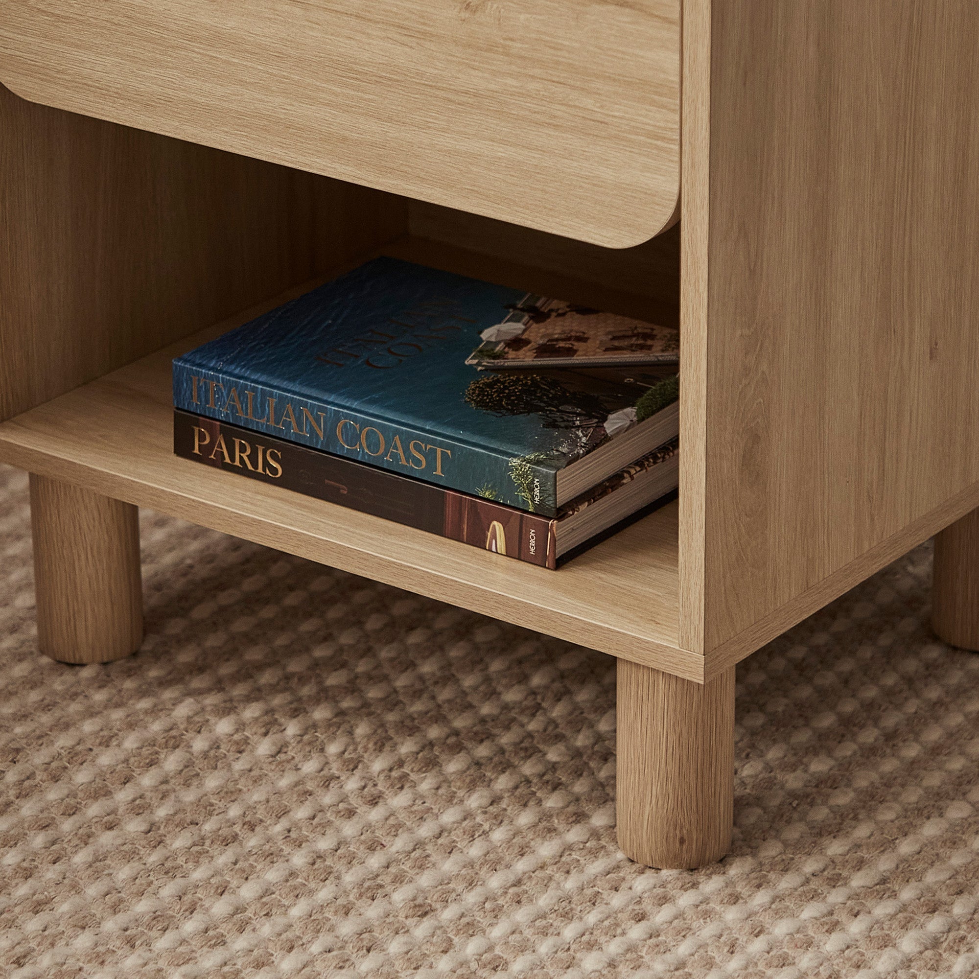 Davis Bedside Table Oak