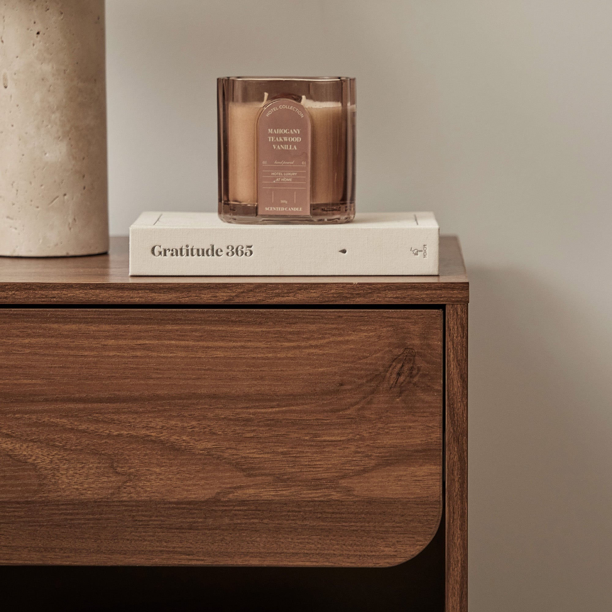 Davis Bedside Table Walnut (Set of 2)