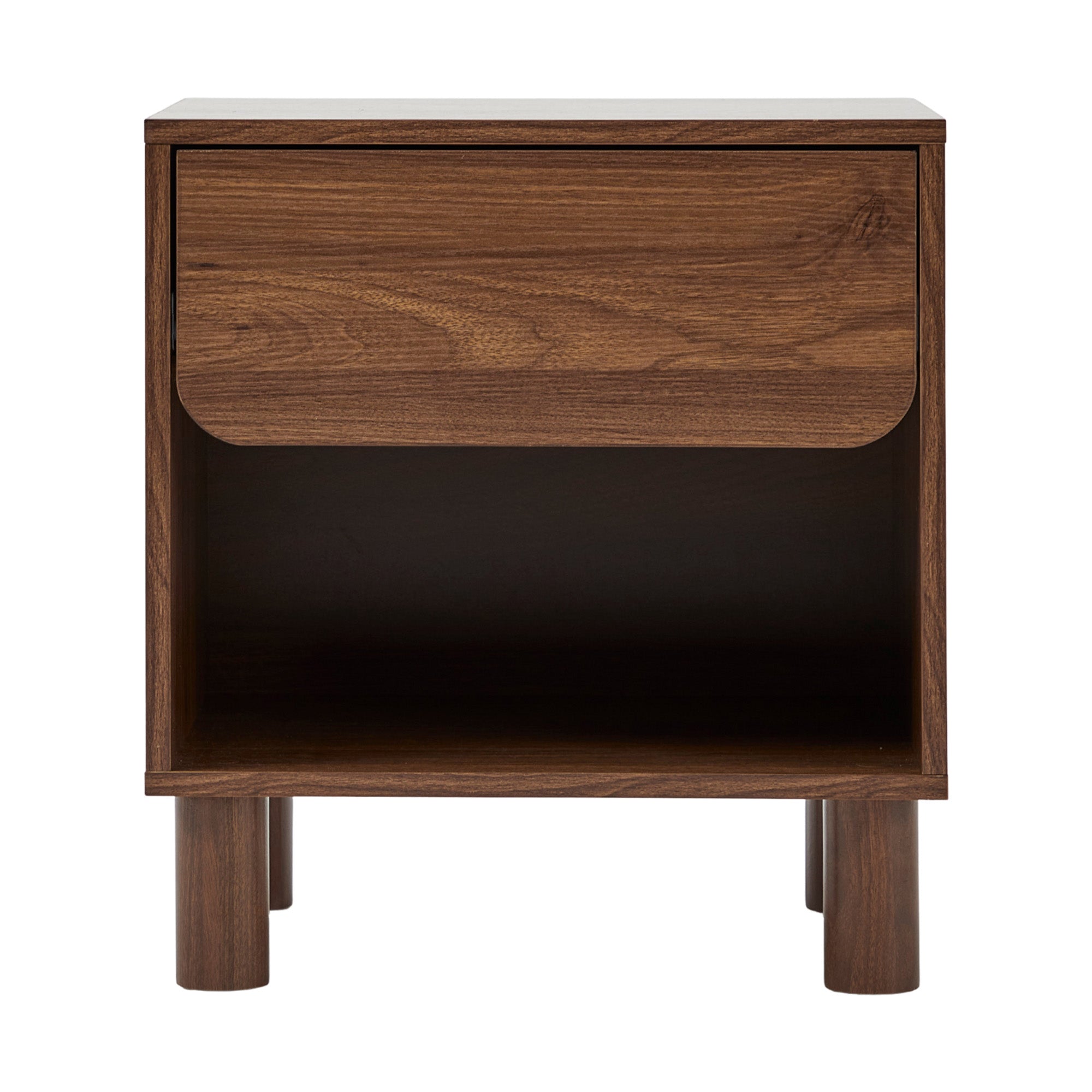 Davis Bedside Table Walnut
