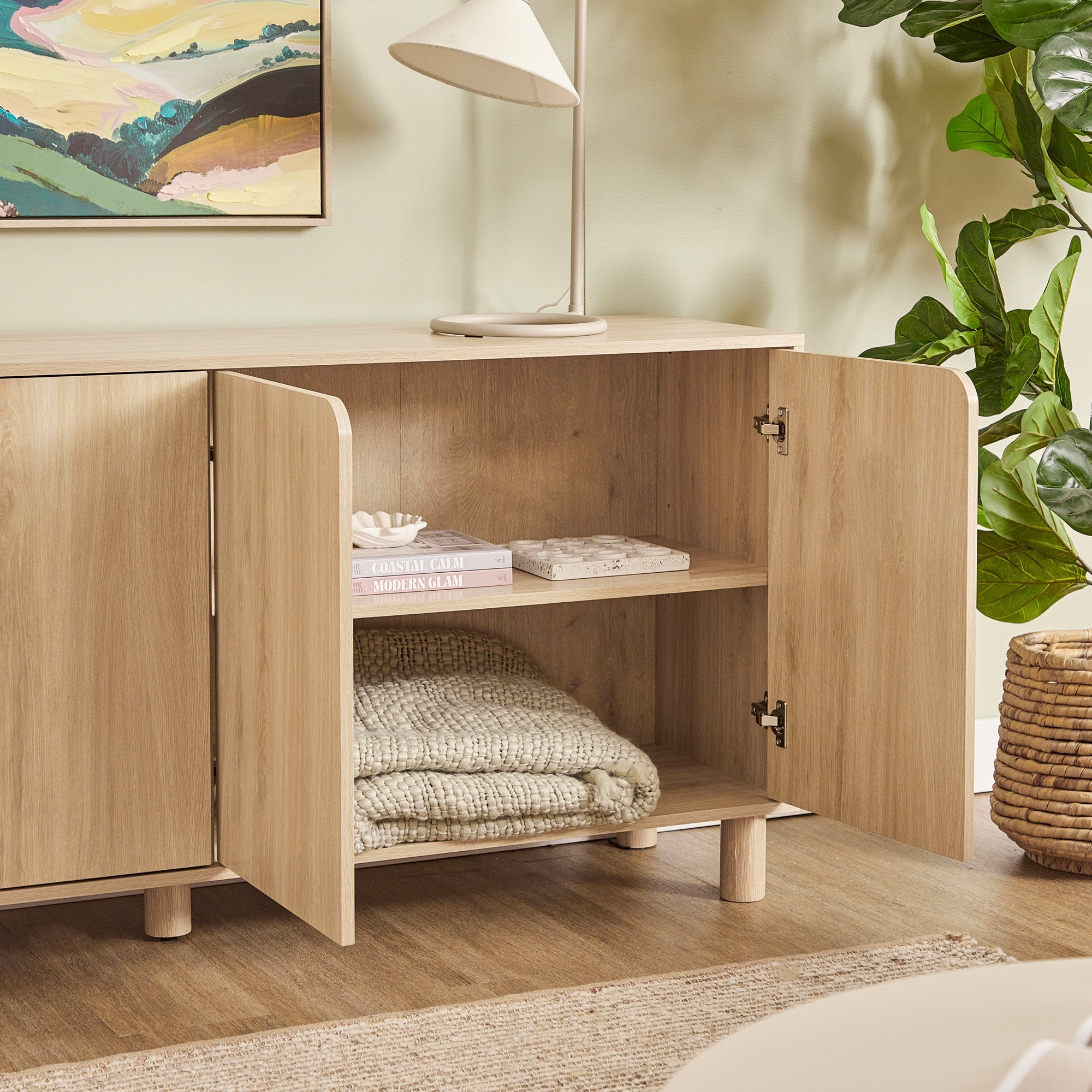 Davis Buffet Oak (160cm)