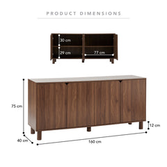Davis Buffet Walnut (160cm)