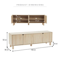 Davis Entertainment Unit Oak (160cm)