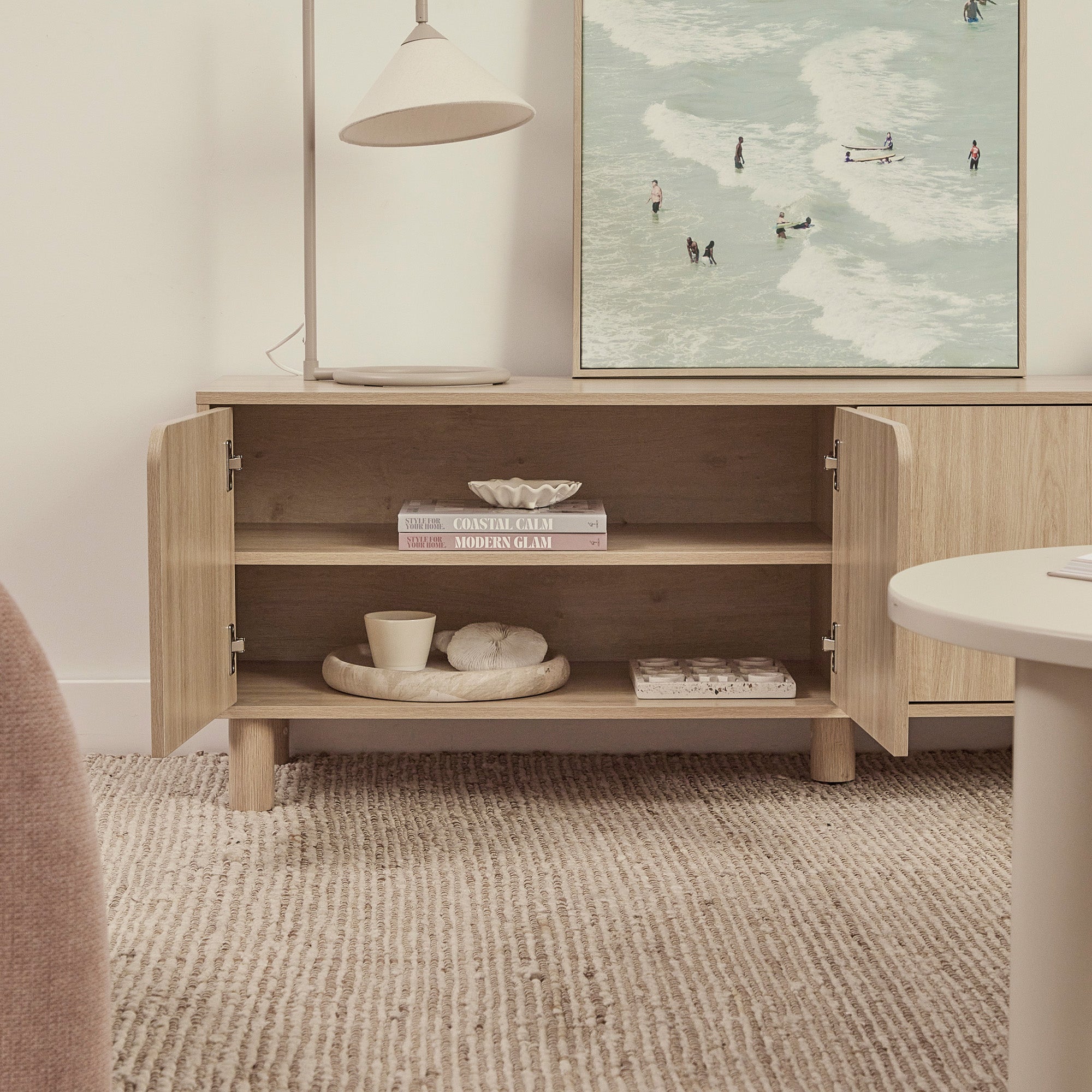Davis Entertainment Unit Oak (160cm)