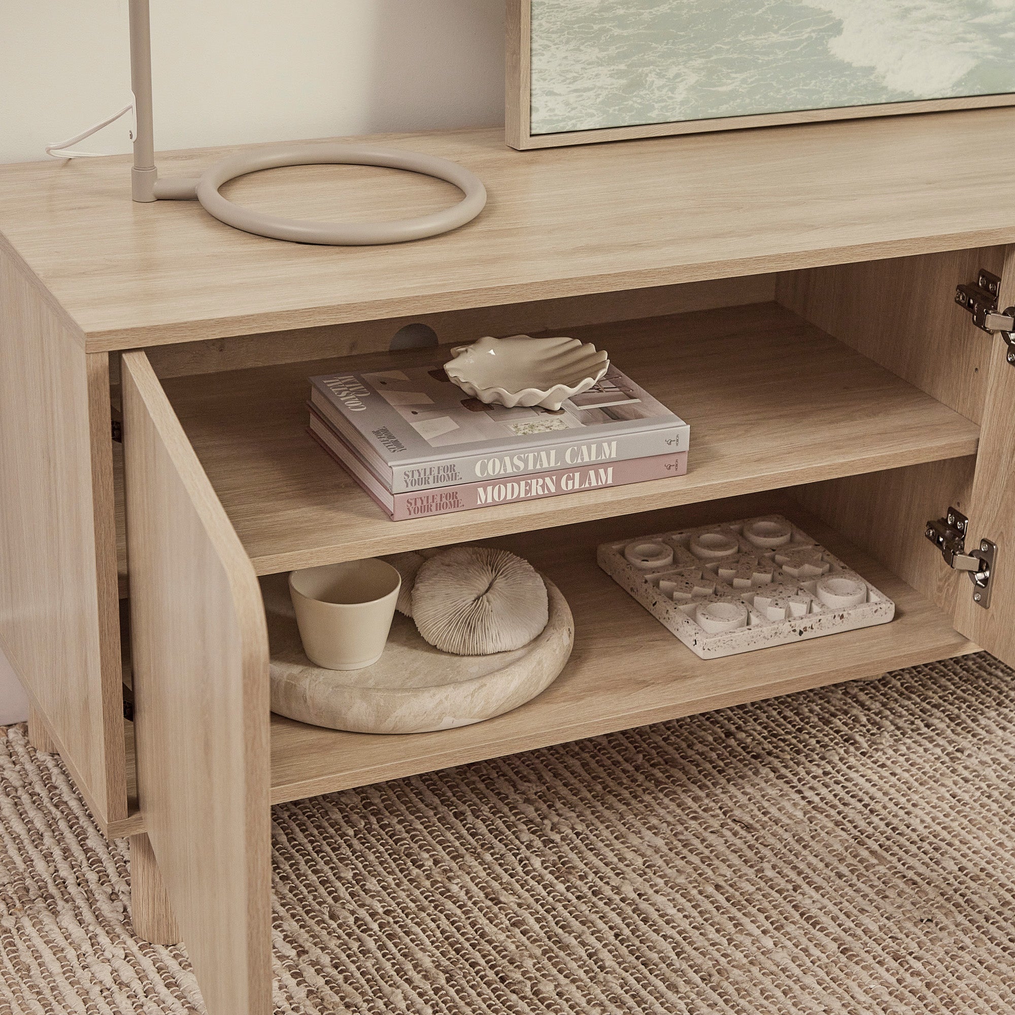 Davis Entertainment Unit Oak (160cm)