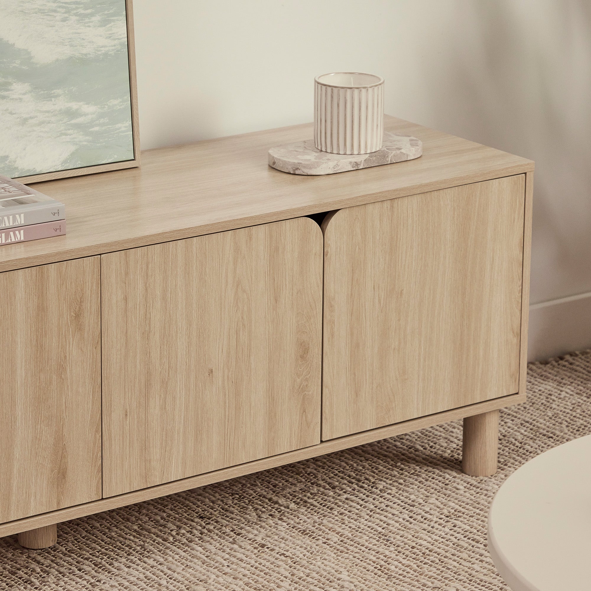 Davis Entertainment Unit Oak (160cm)