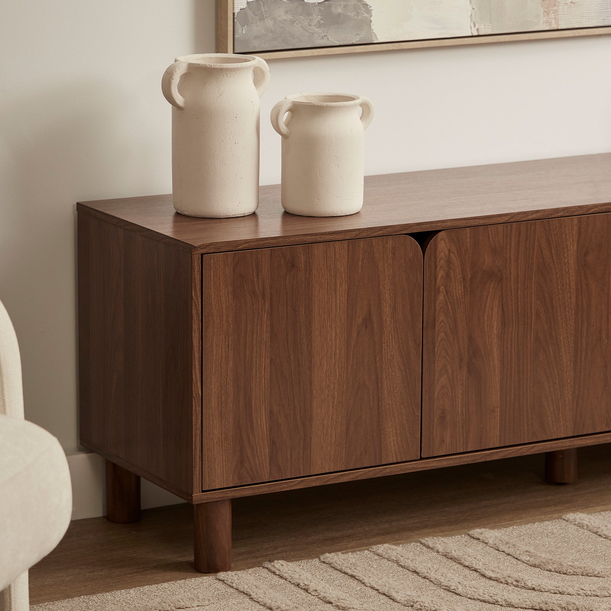Davis Entertainment Unit Walnut (160cm)