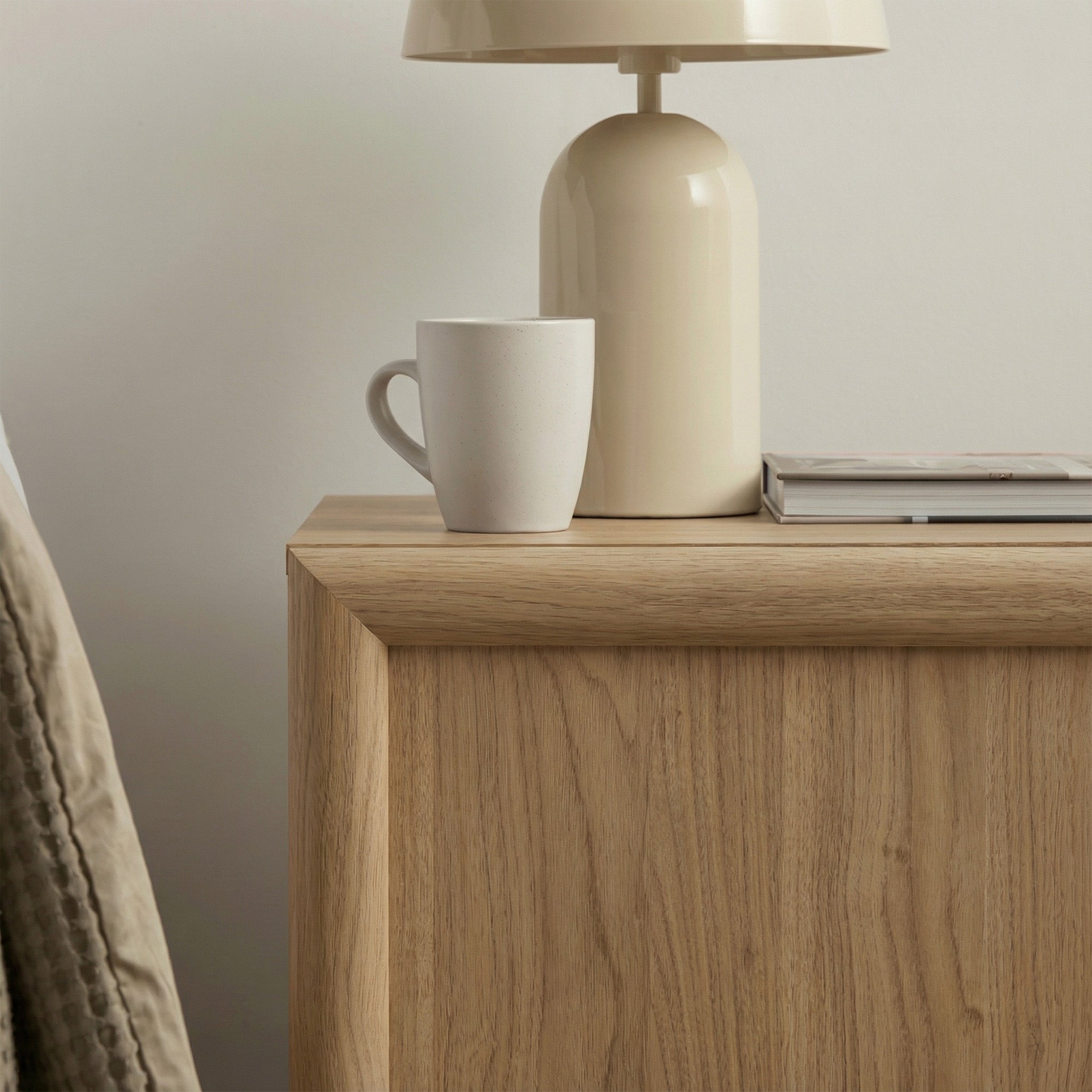 Linero Bedside Table Oak