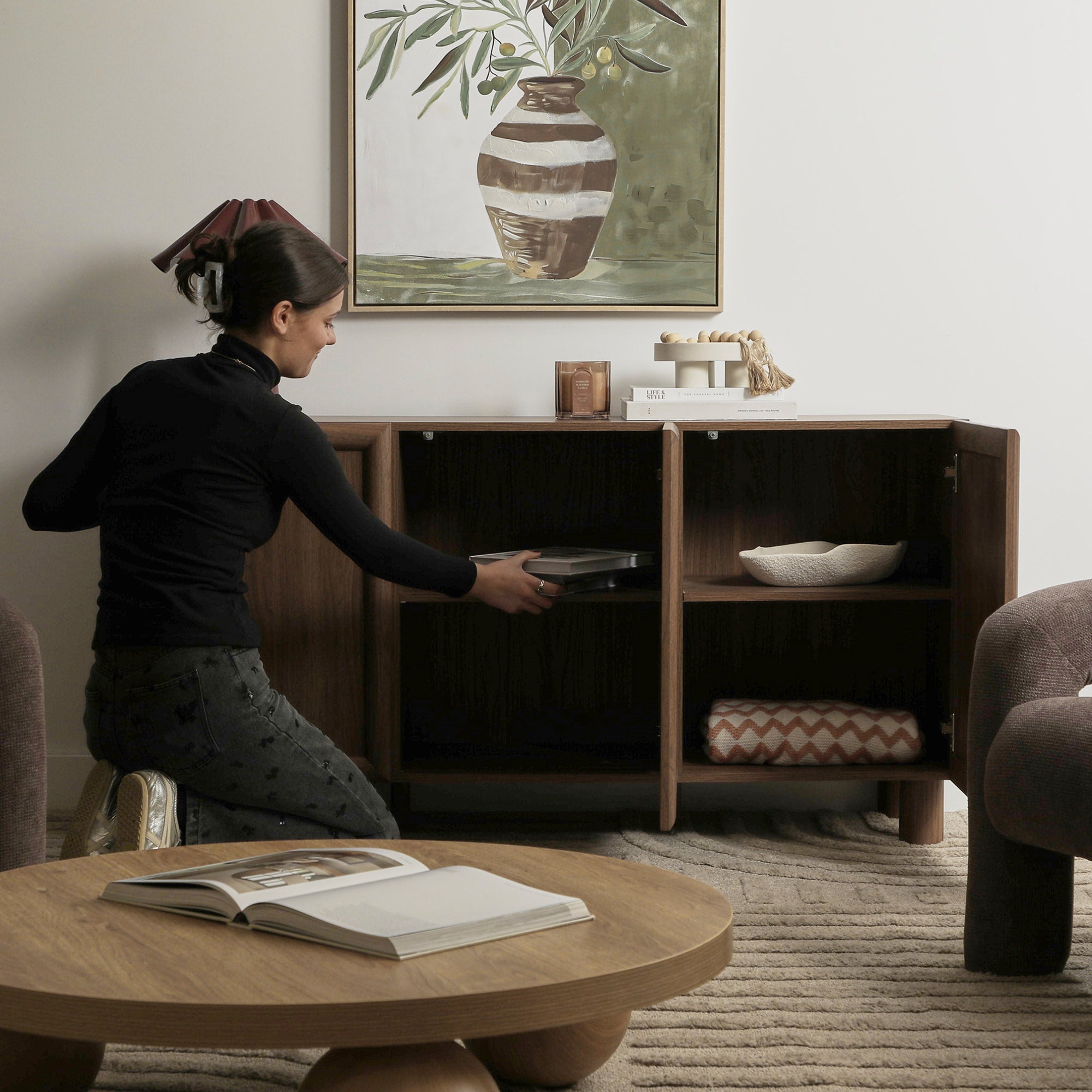 Linero Buffet Walnut (150cm)
