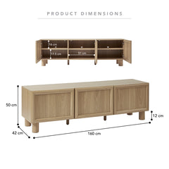 Linero Entertainment Unit Oak (160cm)