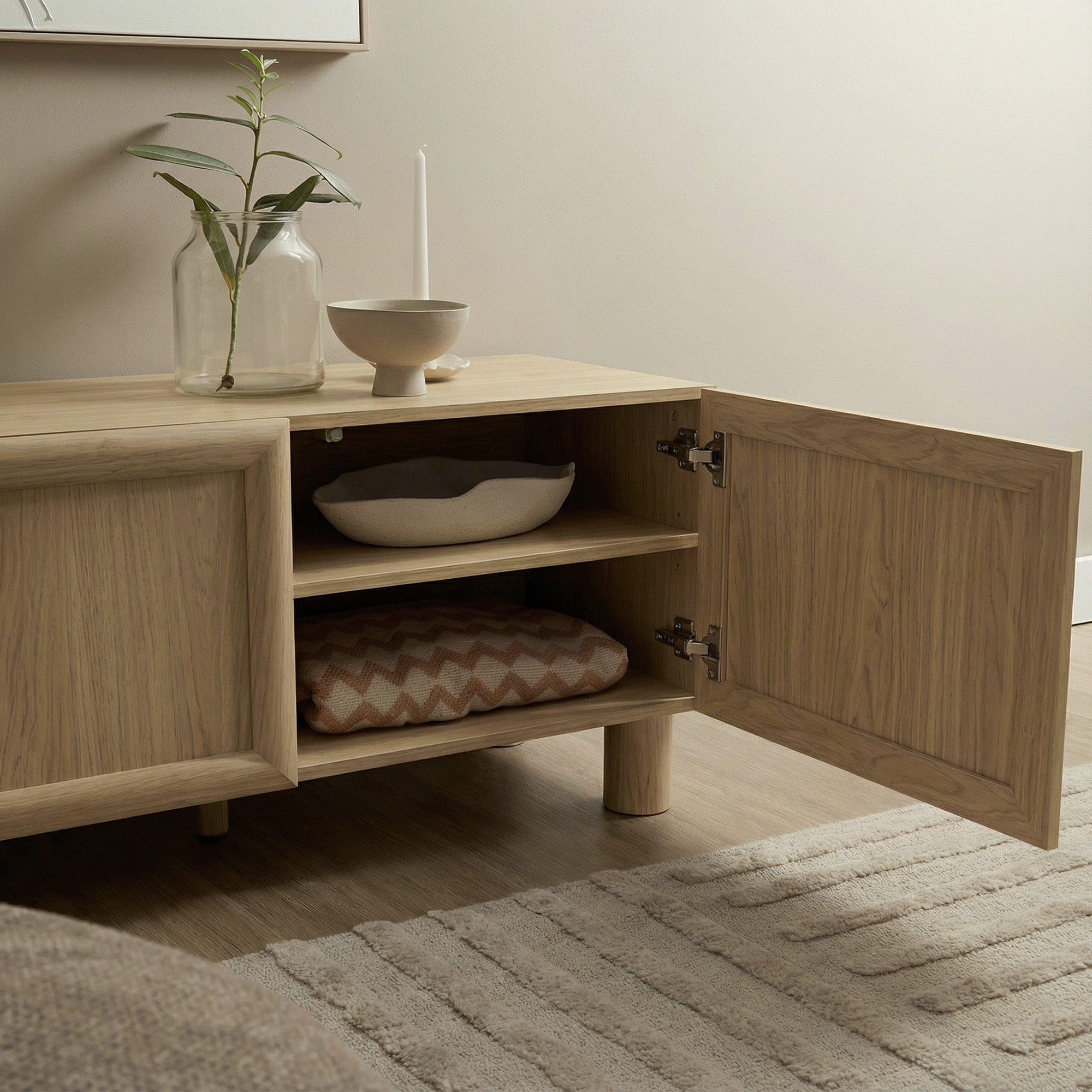 Linero Entertainment Unit Oak (160cm)