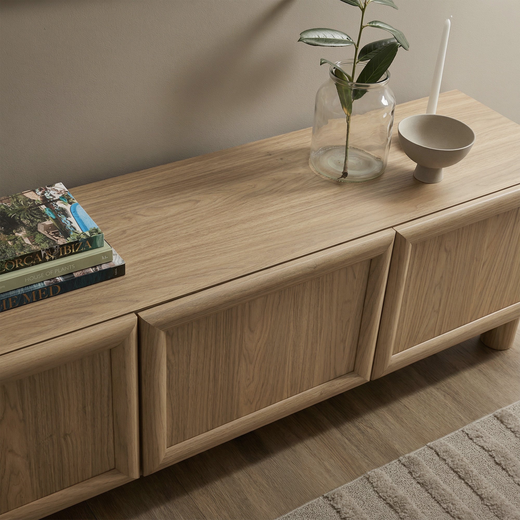Linero Entertainment Unit Oak (160cm)
