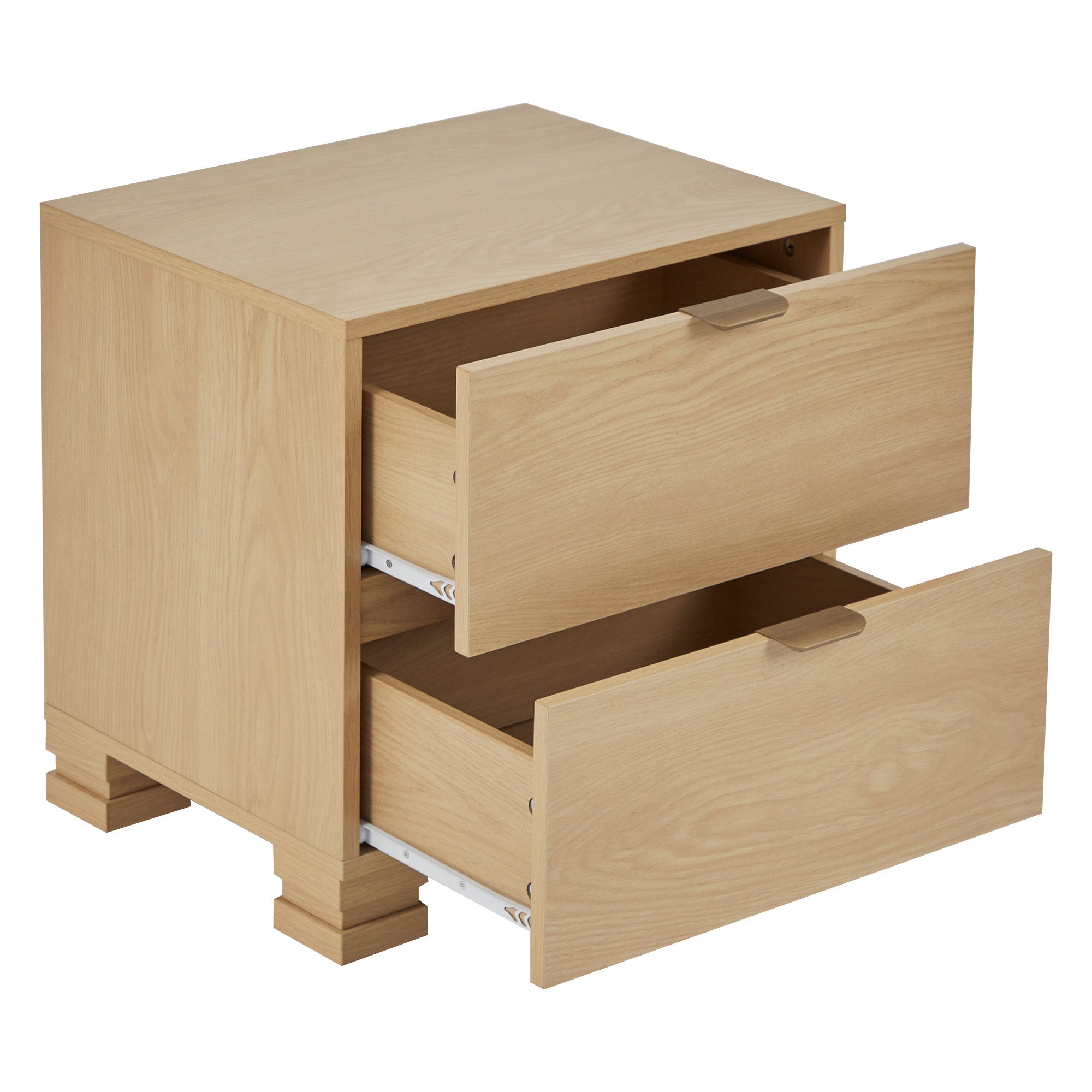 Malcom Bedside Table Oak (Set of 2)