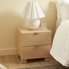Malcom Bedside Table Oak