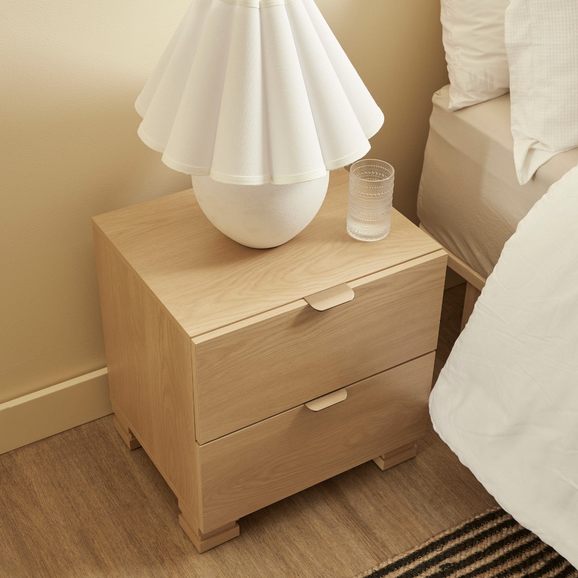 Malcom Bedside Table Oak