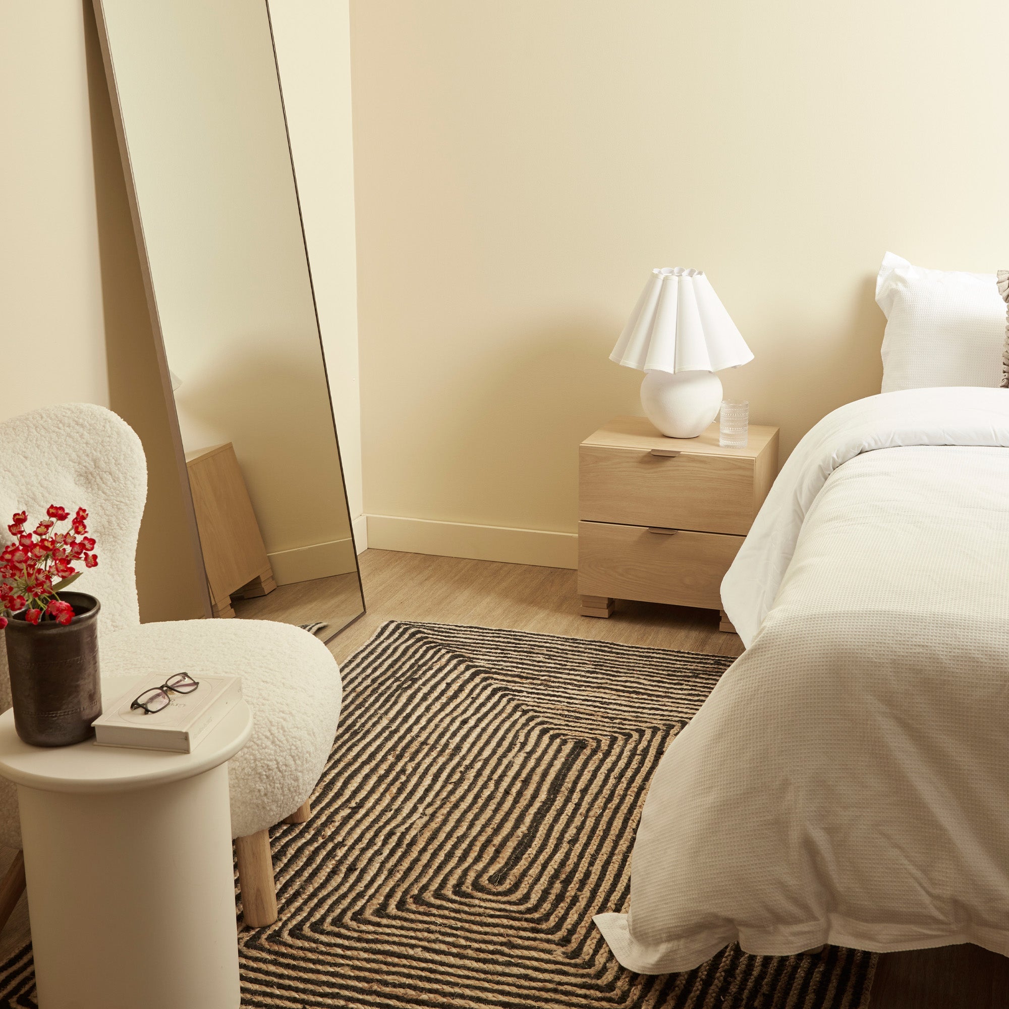 Malcom Bedside Table Oak