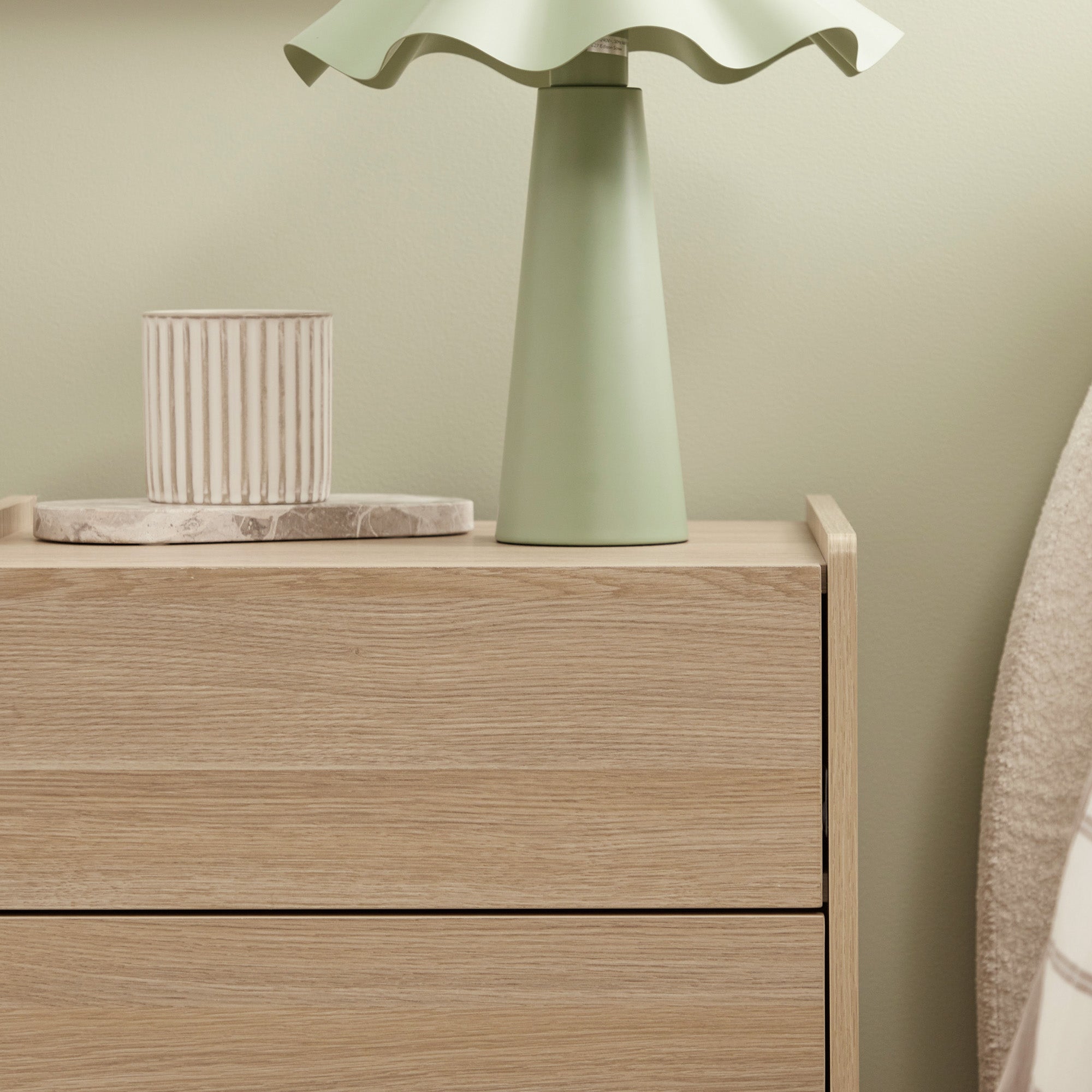 Malmo Bedside Table Oak