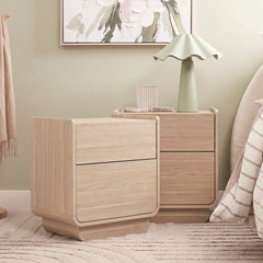 Malmo Bedside Table Oak (Set of 2)