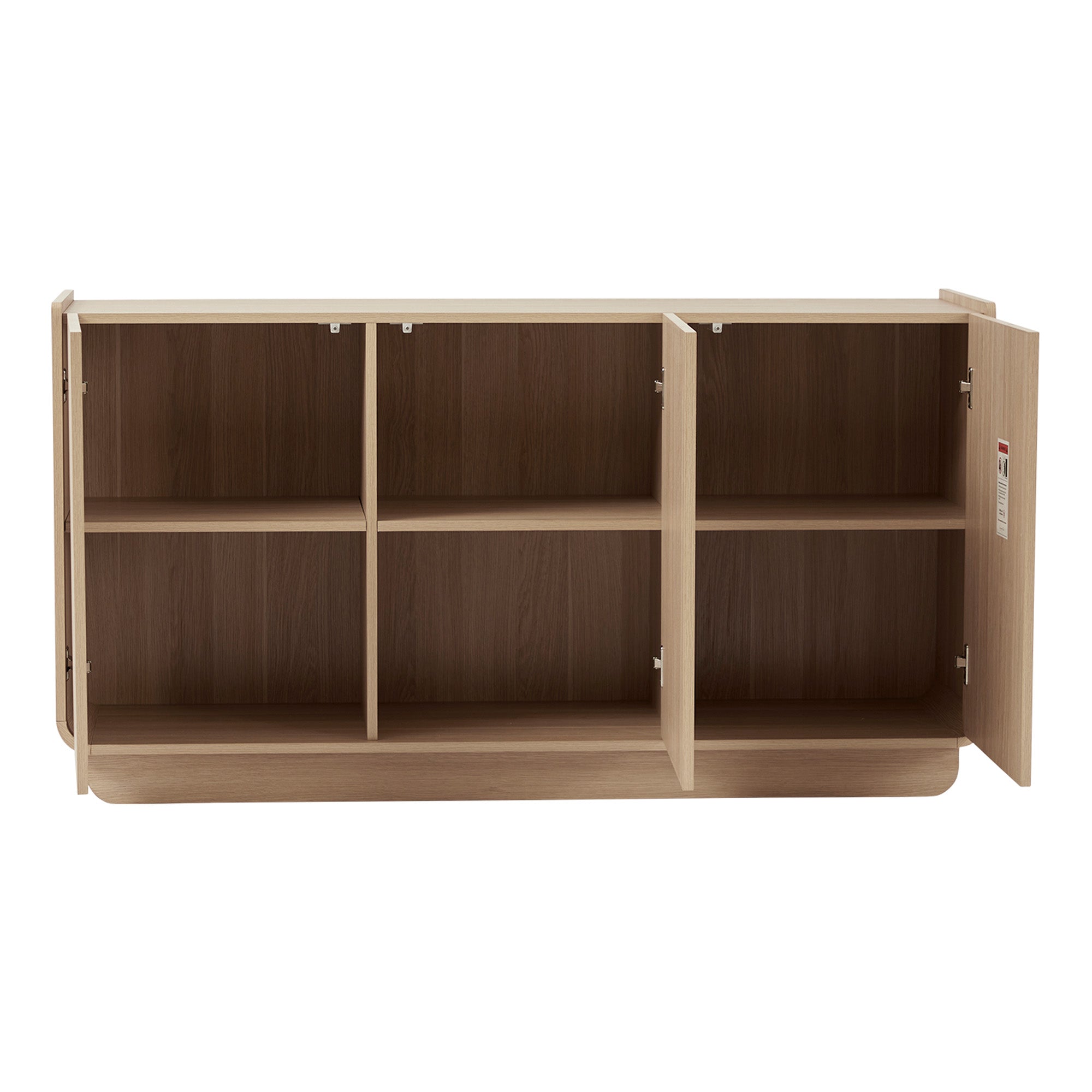 Malmo 3 Door Buffet Oak (140cm)