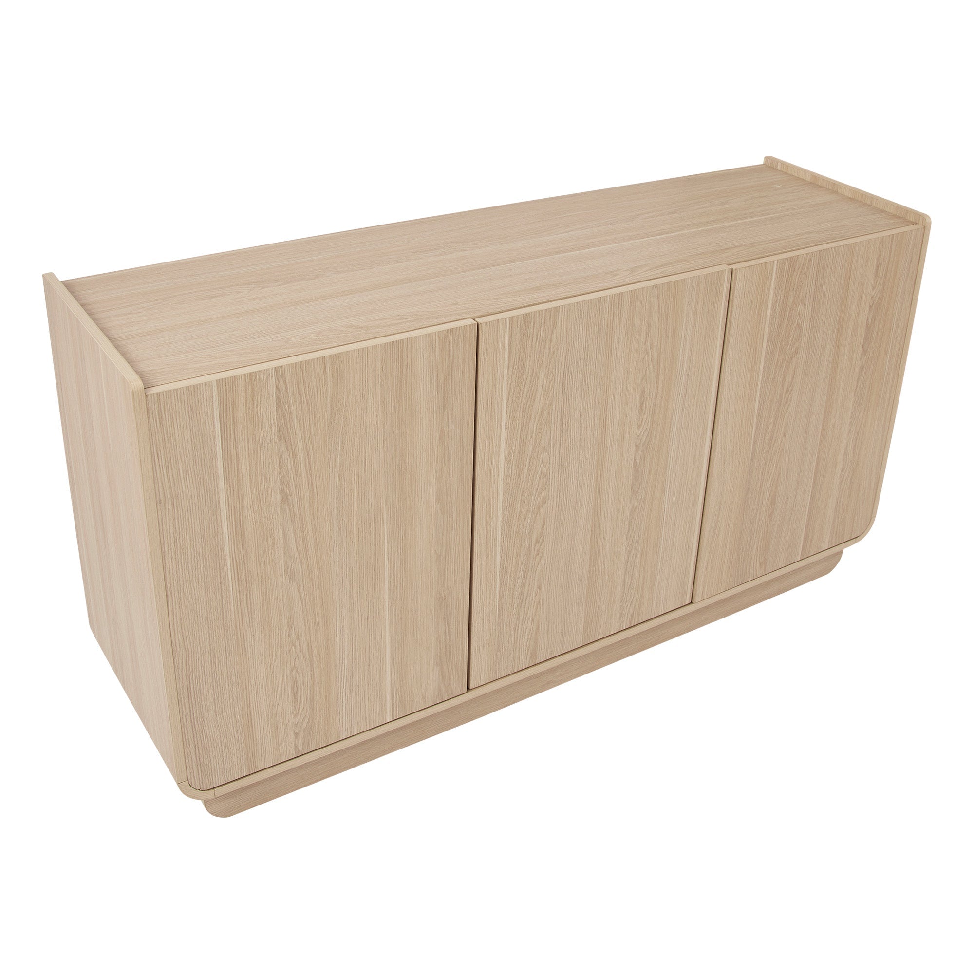 Malmo 3 Door Buffet Oak (140cm)