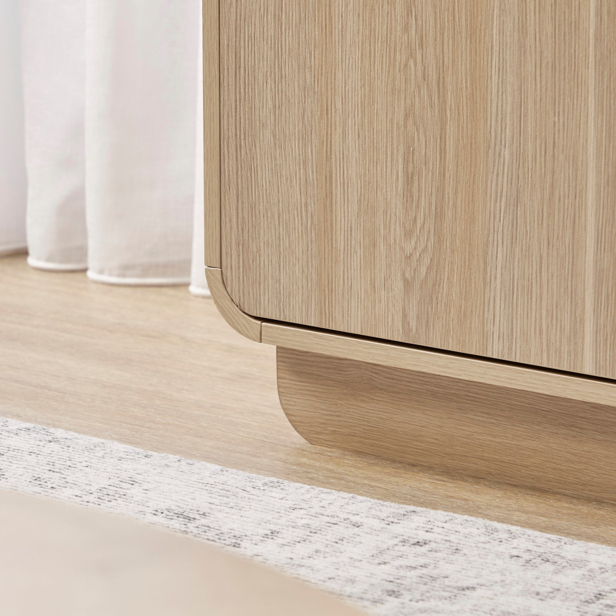 Malmo 3 Door Buffet Oak (140cm)