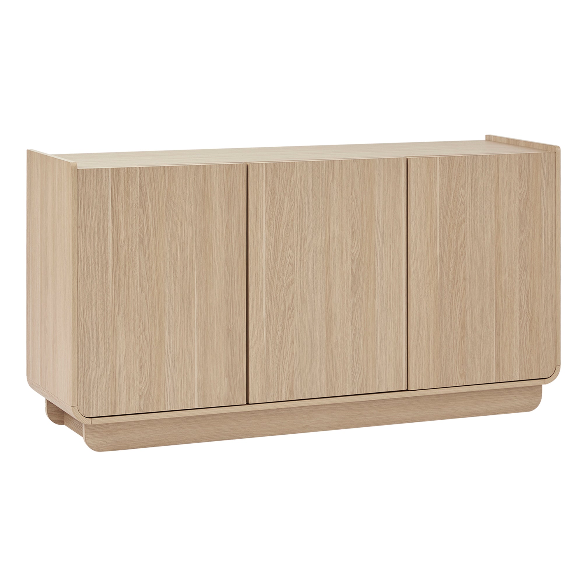 Malmo 3 Door Buffet Oak (140cm)
