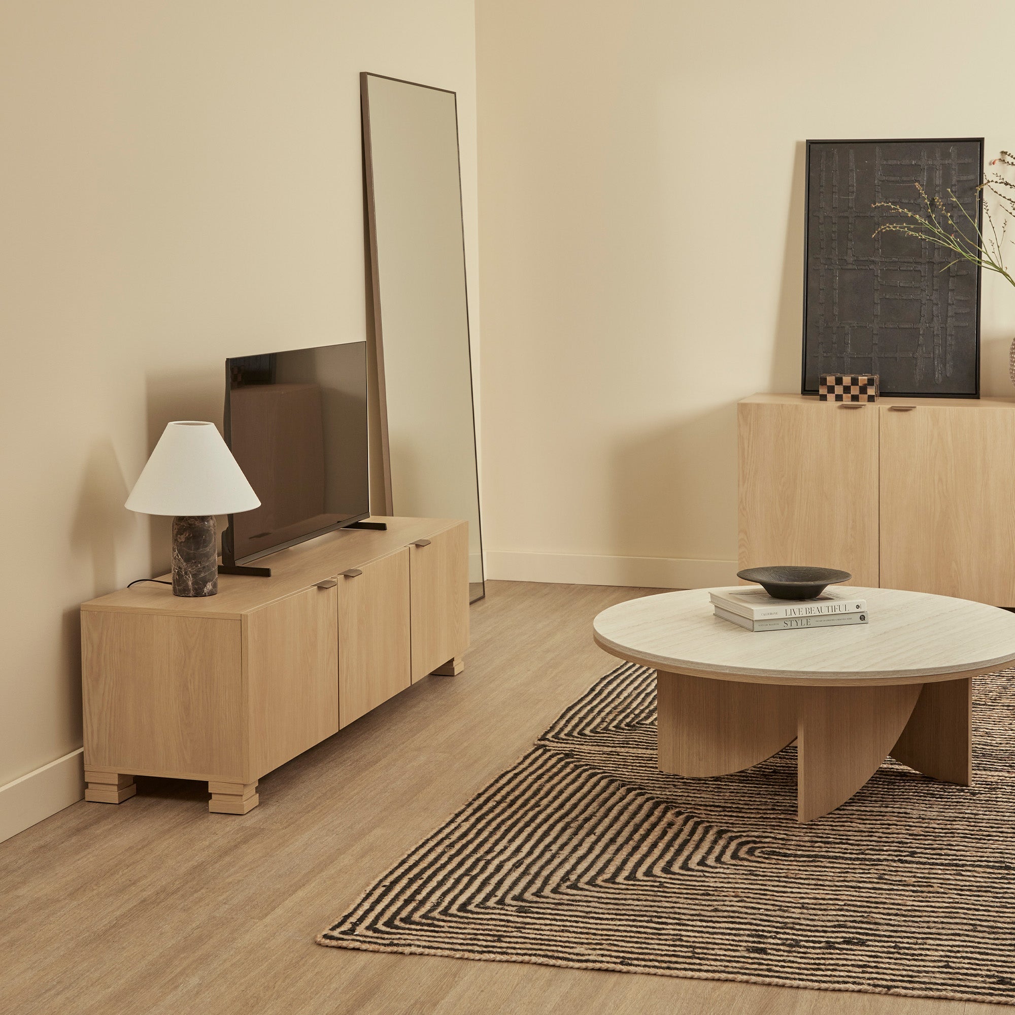 Malcom Entertainment Unit Oak (150cm)