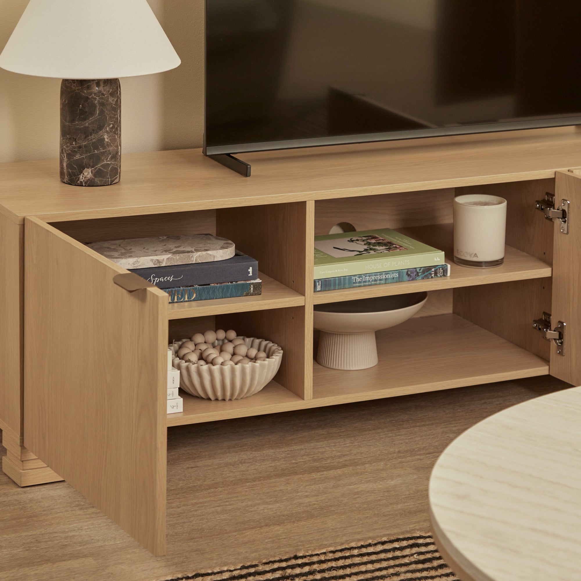 Malcom Entertainment Unit Oak (150cm)