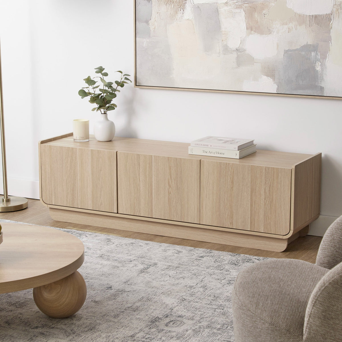 Malmo Entertainment Unit Oak (150cm)
