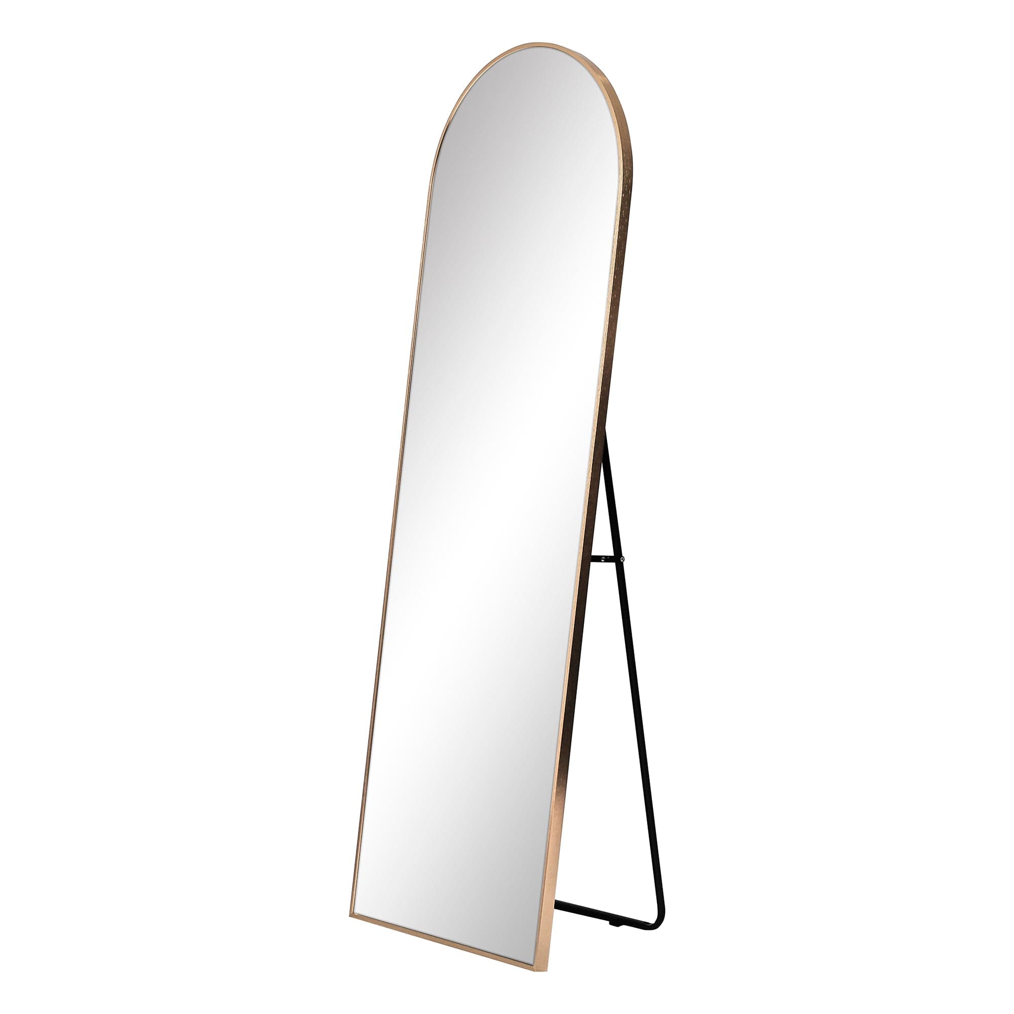 Cindy 165cm Arched Standing Full Length Mirror Gold