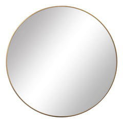 Linda 90cm Round Wall Mirror Gold
